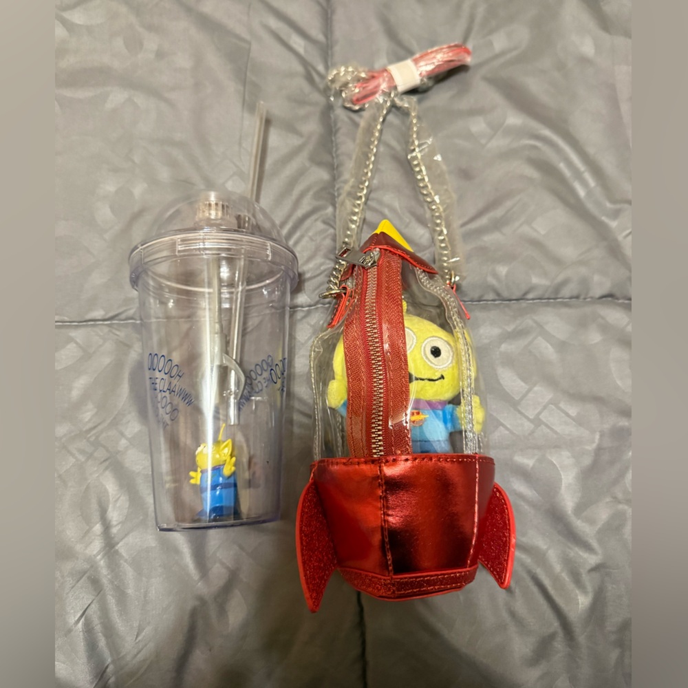Toy Story alien purse and cup- both new!